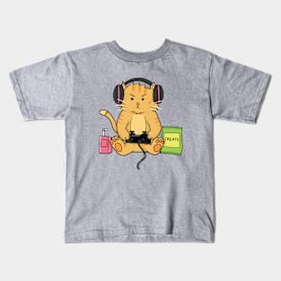 Gaming Cat Kids T-Shirt